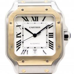 Cartier Santos Large 39.8MM W2SA0006 Two-Tone Watch